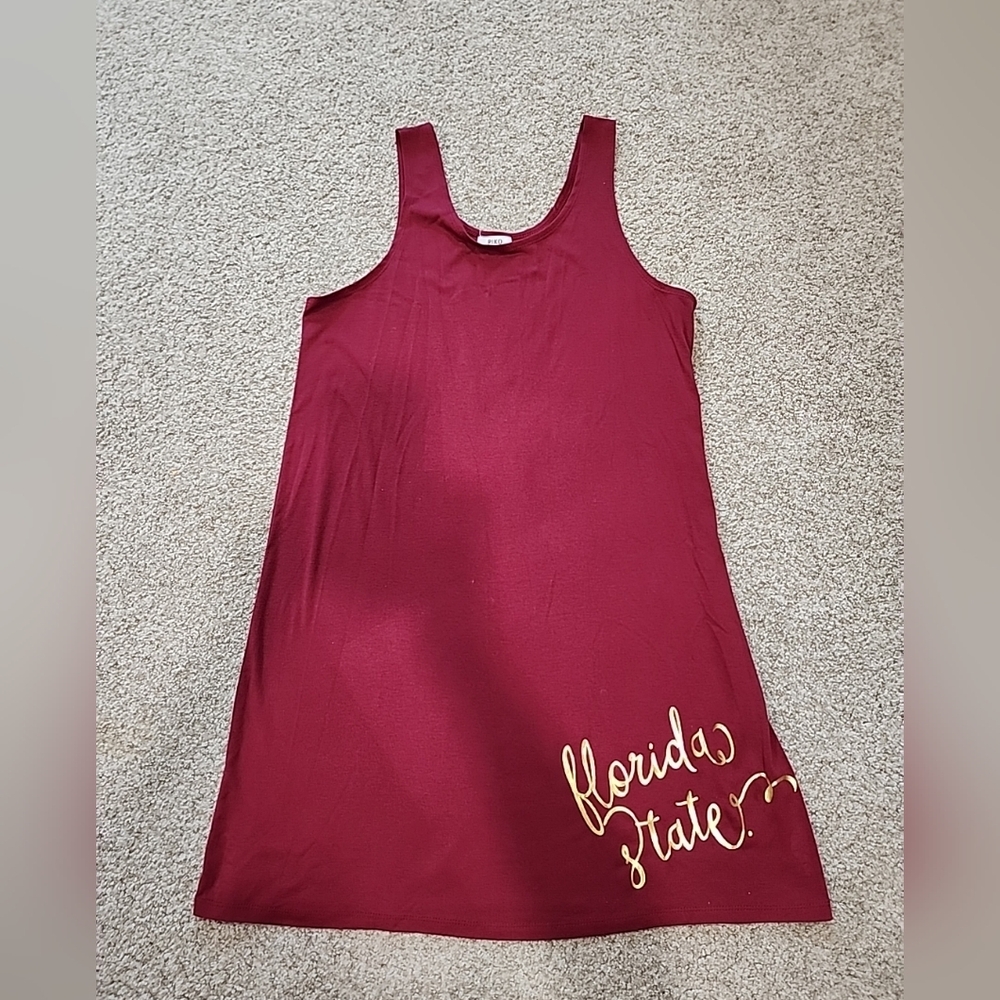 PIKO Womens Large Garnet Midi FSU Tank Dress
